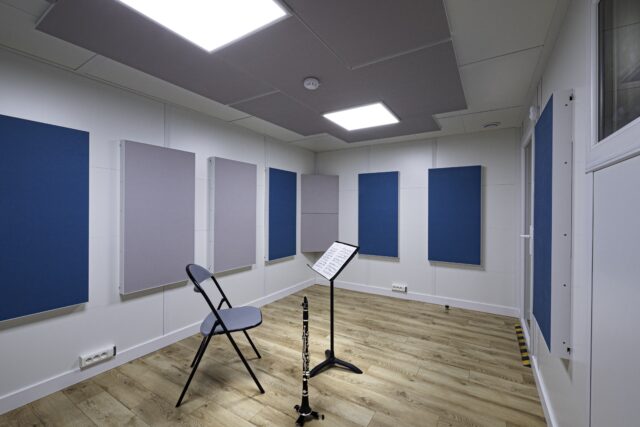 Cabine de répétition pour clarinette